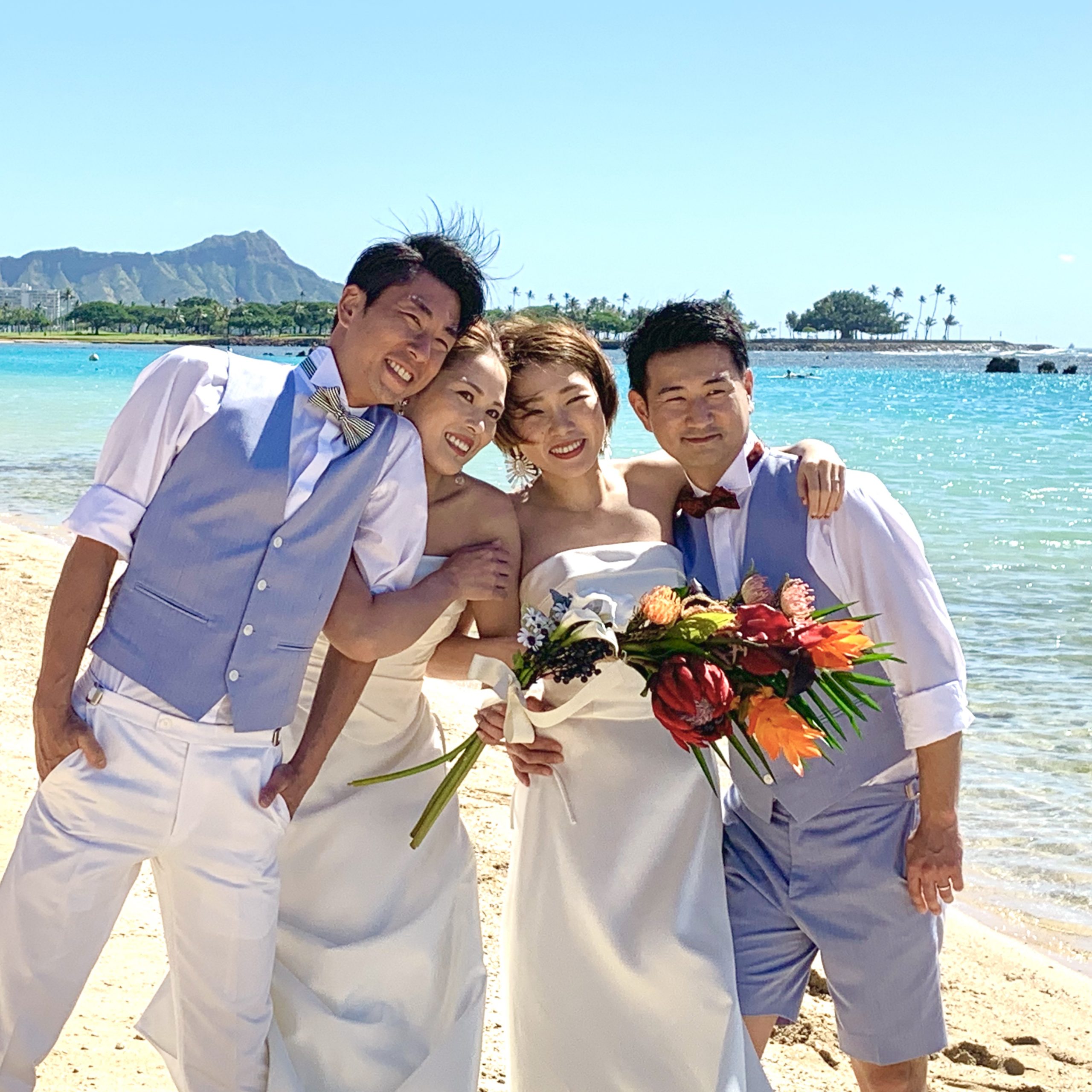 お友達と一緒にウェディングフォトツアー Blog 公式 Cheers Wedding チアーズウェディング ハワイウェディング 結婚式プロデュース